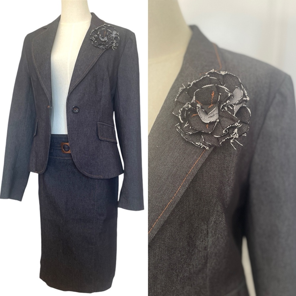 2pc Zara y2k blazer and skirt set size small